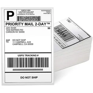 Wholesale Blank 4 X 6 Direct Thermal Shipping Labels With Perforations