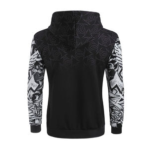 Sudadera con Capucha de Forro Polar Sublimado Transpirable de 300g para Hombre, Diseño 3D Personalizado, Estilo Urbano - Product Image 2
