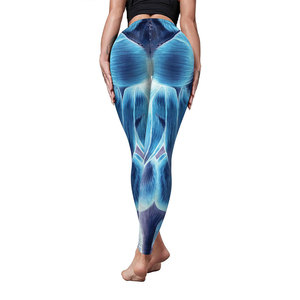 OEM Custom Sports <b>Tights</b> High Waist Yoga Leggings Gym Pants Athletics Bottom Sets Fitness Clothing Women Activewear Manufacturer - Product Image 4