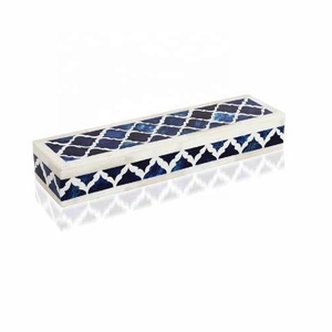 Handcrafted Bone Inlay Mosaic Floral Pattern Decorative Storage <b>Box</b> Bone Inlay Jewelry <b>Box</b> For <b>Earrings</b> Necklace Accessories - Product Image 3