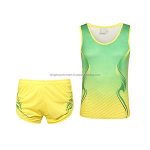 Uniforme de Atletismo Personalizado Unisex, Impreso, Transpirable, 100% Poliéster, Ropa de Entrenamiento de Verano, Ropa de Equipo - Product Image 3