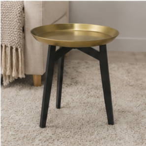 Modern <b>Round</b> Coffee <b>Table</b> with Marble Top and Metal Frame Living Room Furniture Decorative Accent <b>Table</b> - Product Image 4