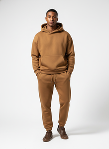 Oversize Hoodie and Jogger Sweat <b>Pants</b> 2 Piece Casual Tracksuit for Men - Product Image 5