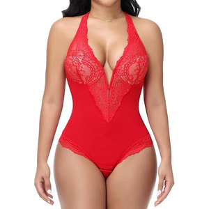 Combinaison pour femme Solid Trader, tissu en maille confortable toutes saisons, design classique uni, pièce polyvalente pour superposition - Product Image 6