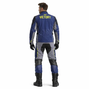 Combinaison de moto imperméable pour homme, veste et pantalon de moto pour aventures et voyages, équipement de protection pour motards - Product Image 5