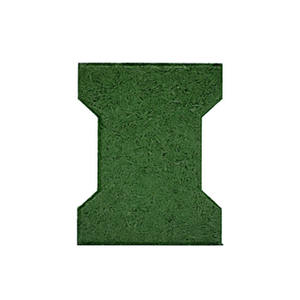 กระเบื้องยางปูพื้น Supersafe ขายดีที่สุด ความหนาตามสั่ง สีผสมเม็ดสี รูปทรง Dogbone ขนาด 200x160 มม. กันน้ำ กันลื่น - Product Image 5