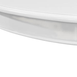 <b>Dining</b> <b>table</b> made of <b>solid</b> mahogany <b>wood</b> with a white finish for indoor use - Product Image 3