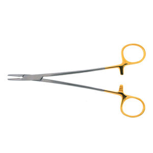 Pinza Portaagujas Quirúrgica Manual de Acero Inoxidable 5.5, Instrumento Crile Wood TC de Dentavex - Product Image 2