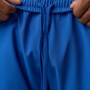 <b>Mens</b> Blue Panel Training <b>Shorts</b> <b>Elastic</b> Waist Drawstring Gym Workout Running Sportswear Lightweight Activewear <b>Shorts</b> for <b>Men</b> - Product Image 6