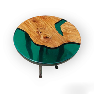 Table en bois et résine personnalisée avec finition époxy pour des intérieurs élégants et modernes à prix de gros en provenance d'Inde Décoration d'intérieur - Product Image 2