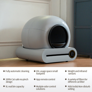 Nueva <span class=keywords><strong>Caja</strong></span> de <span class=keywords><strong>Arena</strong></span> Inteligente Gris para <span class=keywords><strong>Gatos</strong></span> con Autolimpieza y Control de Olores por Wifi para Múltiples <span class=keywords><strong>Gatos</strong></span> - Product Image 6