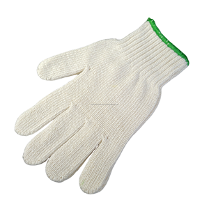Guantes de Trabajo de Punto de Algodón con Puño Amarillo Antideslizante, Guantes de Seguridad de Uso General - Product Image 3