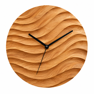 Wood Grain Analog Quartz <b>Wall</b> <b>Clock</b> Round Decorative <b>Modern</b> Home Decor Gift - Product Image 1