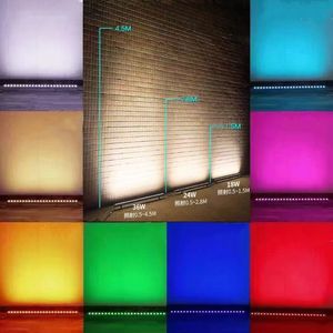 ไฟติดผนังภายนอกอาคารโรงแรมวิลล่า อาคารสีสันสดใส ไฟ LED สำหรับตกแต่งผนังภายนอกแบบเส้นตรง กันน้ำ ระบบ DMX512 - Product Image 6