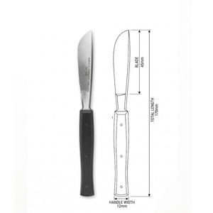 Cuchillos de Autopsia y para Cartílagos de Acero Inoxidable, Instrumentos Quirúrgicos Post-mortem, Herramientas Médicas Forenses para Disección, Patología - Product Image 1