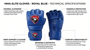 ถุงมือ MMA Dumela International EVO สีแดงด้าน หนังแท้ ระบายอากาศได้ดี ปรับแต่งได้ คุณภาพสูง สำหรับทุกฤดูกาล ป้องกันการบาดเจ็บ สำหรับการฝึกซ้อม - Product Image 5
