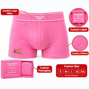 Calzoncillos Boxer de Algodón y Spandex para Hombre, Cintura Personalizable, Fabricante de Ropa Interior - Product Image 3