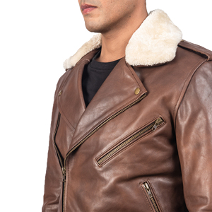 Nouvelle conception confortable, veste en cuir pour homme, best-seller, veste en cuir fourrée pour l'hiver, veste d'hiver pour homme - Product Image 6