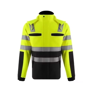 Chaqueta de Seguridad Industrial Personalizada, Ropa de Trabajo Reflectante de Alta Visibilidad, Proveedor OEM, Chaqueta Profesional para Construcción y Exteriores - Product Image 1
