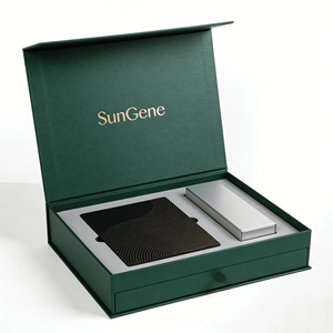 Caja de Regalo Magnética Multifuncional de Doble Capa Personalizada SunGene, Caja de Joyería de Papel Recubierto, Forma Rectangular, Mate - Product Image 3