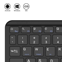 Clavier sans fil g, avec souris, pour Ipad, tablette Android, PC, téléphone portable, iPhone, Windows, avec pavé tactile, Compatible pour tous les appareils