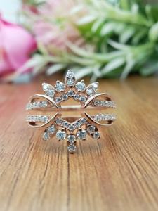 แหวนแต่งงานทรงทันสมัย D'VINS JEWELS ประดับเพชรทรงบริลเลียนต์ สี D ขาว โรสโกลด์ สำหรับทองคำที่ได้รับการรับรองจากห้องปฏิบัติการ - Product Image 2