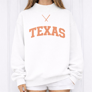 Sudadera personalizada para mujer, de cuello alto, estilo oversized, con ribetes y dobladillo en contraste, de tejido grueso tipo felpa. - Product Image 1