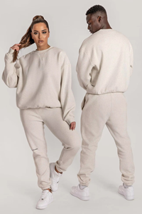 Custom Printing Jogging Track Sweat Suit Unisex <b>Men</b> Jogger Sweatsuit Tracksuit Sweatpants Hoodie tracksuit for man 100% cotton - Product Image 3