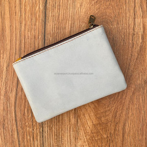 Nuevo pelo en estampado de animales de cuero reciclado Mini monedero billetera tarjetero billetera delgada de bolsillo frontal para mujer tarjetero - Product Image 5