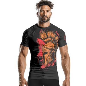 Factory OEM Custom Unisex Rashguard UPF 50 Sublimation UV Protection Seamless Anti Odor Compression Wholesale Made OEM Wholesale - Product Image 2