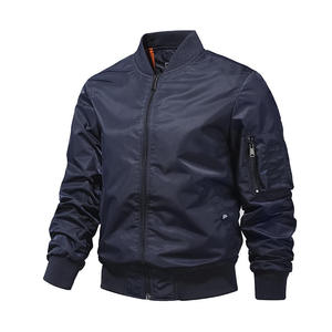 OEM Manufacturer Tactical Multi-Pocket Windproof Solid Color <b>Flight</b> <b>Jacket</b> <b>Men</b> Blank Winter Bomber - Product Image 5
