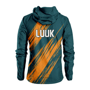 เสื้อแจ็คเก็ตกันลมกันฝน LUUK International รุ่นสั่งทำพิเศษสำหรับผู้ชาย สไตล์สตรีทแวร์ฤดูร้อน ผลิตจากไนลอน 100% พิมพ์ลายด้านหน้าตามสั่ง - Product Image 3