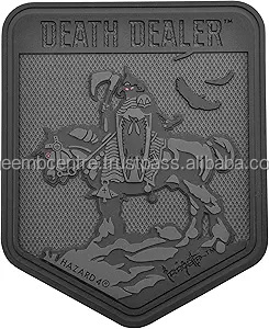 Badges professionnels avec logo personnalisé Badges en caoutchouc PVC et silicone souple de nouveau style imprimés sur toile avec tissu sergé de décoration en dentelle - Product Image 6