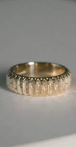 Bague épaisse ovale en argent sterling 925 plaqué or 18 carats, bijoux tendance pour femmes, mariages et soirées, vente en gros - Product Image 4