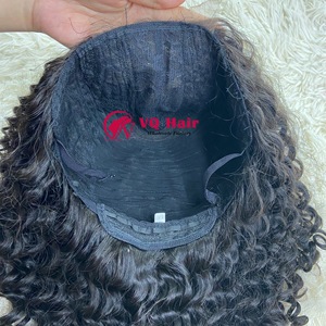 วิกผมบ๊อบสั้นแบบหยิก ทนความร้อน สีดำ แบบแอฟโฟร พร้อมเชือกผูกด้านหน้า ราคาถูกที่สุด - Product Image 4