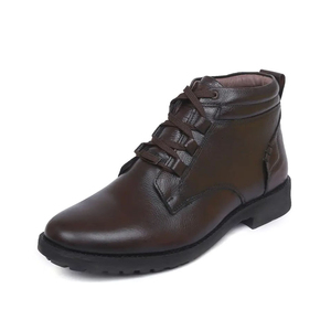 New Hot Sales Genuine Cow Leather Chelsea Boots High <b>Top</b> Zip Fashion British Style Men's Boots - Product Image 5
