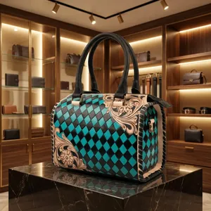 Vintage Women's <b>Handbag</b> Genuine Leather Bags Shoulder Bags Brown Leather <b>Handbags</b> for Women - Product Image 2
