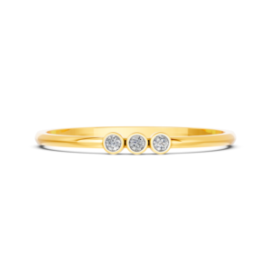 Anillo de Oro Sólido de 14K, 9K, 10K y 18K con Diamante de Laboratorio, Certificado IGI, Fabricante de Joyería Fina Ética, Venta al Por Mayor, RJC OEM ODM R101749 - Product Image 3