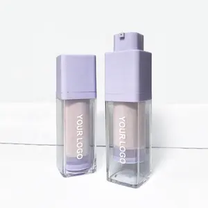 Liquid cakupan penuh tahan lama kualitas tinggi warna mengubah Foundation Label pribadi Makeup Foundation tahan air