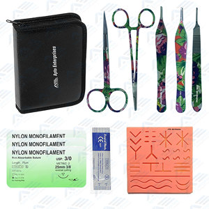 Kit de suture chirurgicale pour étudiants, instruments médicaux chirurgicaux, outils en sciences médicales, fabricant de kits de suture pour la médecine - Product Image 1