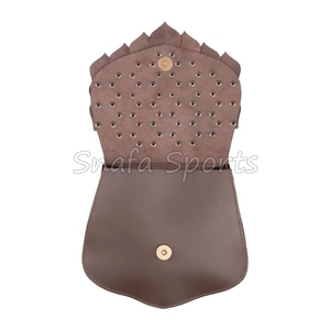 Elegante Estuche de Cuero Genuino en Forma de Concha, Bolsa de Cosméticos, Bolsa de Viaje, Neceser, Estuche de Maquillaje, Cartera para Teléfono para Mujer - Product Image 5
