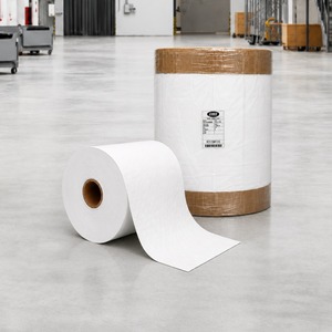 Heavy duty oil absorbent <b>roll</b> Industrial oil spill cleanup Factory warehouse maintenance Machine oil absorbent <b>mat</b> - Product Image 1