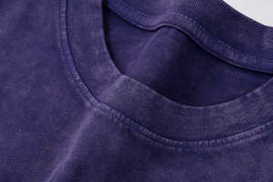 Camiseta Deportiva de Lona Transpirable y Ecológica, Corte Ajustado, Estilo Vintage Lavado, Spandex/Poliéster, Lavado Ácido, Streetwear, Personalizable con Logotipo - Product Image 4