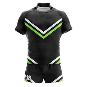 ชุดรักบี้วินเทจสั่งทำคุณภาพสูง ดีไซน์ไม่ซ้ำใคร สำหรับทีม ผลิตจากโพลีเอสเตอร์ 100% ทนทาน ระบายอากาศได้ดี ราคาไม่แพง - Product Image 5