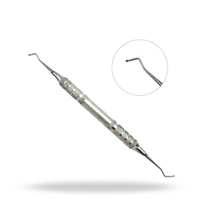 เครื่องมือผ่าตัดทางทันตกรรมแบบปลายคู่ ขนาดมาตรฐาน สำหรับการขูดวัสดุในช่องปากและขจัดฟันผุ - Product Image 1