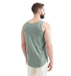 Débardeur de sport unisexe en coton blanc de haute qualité, à col en V évidé, idéal pour l'été, personnalisable - Product Image 3