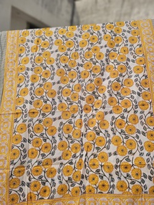 Indian Block <b>Printed</b> 100% Cotton Sarong Summer Scarf Lightweight <b>Extra</b> <b>Large</b> Handmade Beach Cover-Up Multi-Purpose - Product Image 5