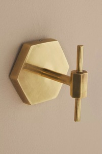 Crochet double en métal brossé élégant, résistant et robuste, solution de suspension pour hôtel - Product Image 5