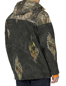 Blouson de moto pour homme, col montant, imperméable, manteau d'hiver, coupe classique, rembourrage en polyester, fermeture éclair, style sportif, logo sur le devant - Product Image 6