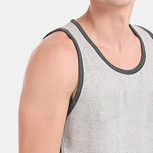 เสื้อกล้ามพรีเมียมสำหรับผู้ชาย เนื้อผ้านุ่ม ยืดหยุ่น สวมใส่สบาย เหมาะสำหรับออกกำลังกายและสวมใส่ลำลอง - Product Image 5